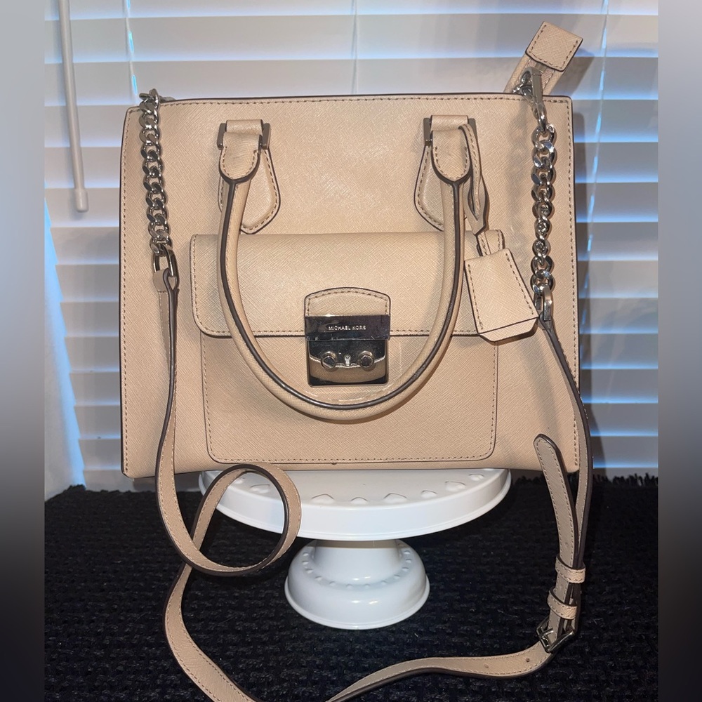 Michael Kors BRIDGETTE LEATHER CROSSBODY BAG